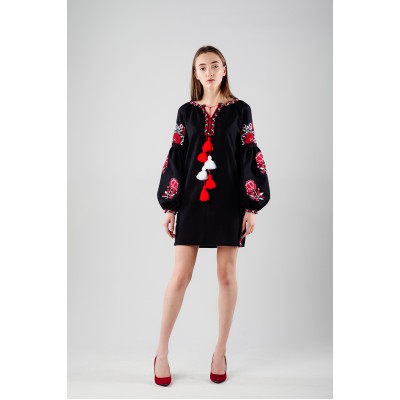 Embroidered Dress "Boho Dawn"